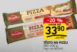 Flop Těsto na pizzu nabídka