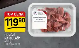 Flop Hovězí na guláš nabídka
