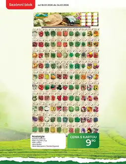 Tamda Foods Nostalgie Semena zeleniny 400 s, 3 g, 50 s, 5 g. 400s, 400s nabídka