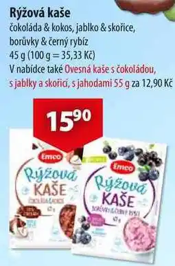 CBA Rýžová kaše nabídka