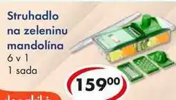 CBA Struhadlo na zeleninu mandolína 6v1 nabídka