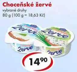 CBA Choceňské žervé nabídka