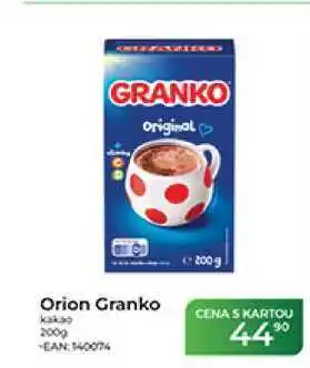 Tamda Foods Orion Granko kakao nabídka
