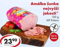 CBA Amálka šunka nejvyšší jakosti nabídka