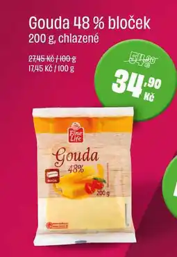 BonVeno Gouda 48 % bloček nabídka