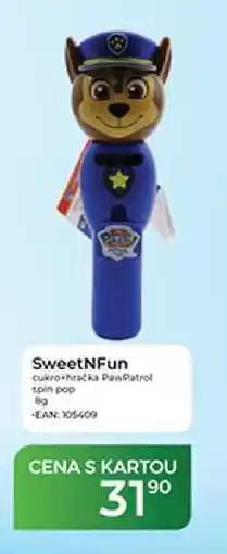 Tamda Foods SweetNFun cukro hračka Paw Patrol spin pop nabídka