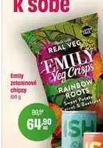 BonVeno Emily zeleninové chipsy nabídka