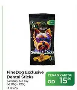 Tamda Foods FineDog Exclusive Dental Sticks pamlsky pro psy od 110g-270g nabídka