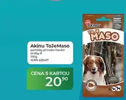 Tamda Foods Akinu ToJeMaso pamlsky přirodní hovezi dršťky P nabídka
