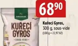 Bala Kuřecí Gyros nabídka