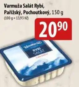 Bala Varmuža Salát Rybí, Pařížský, Pochoutkový nabídka