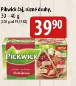 Bala Pikwick čaj nabídka