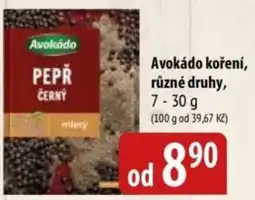 Bala Avokádo koření nabídka