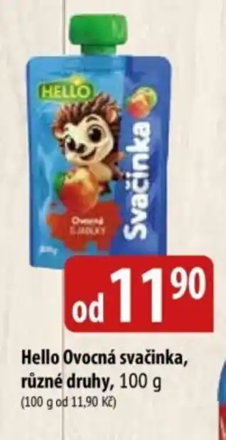 Bala Hello Ovocná svačinka nabídka