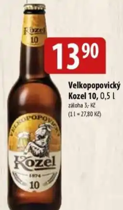 Bala Velkopopovický Kozel 10 nabídka