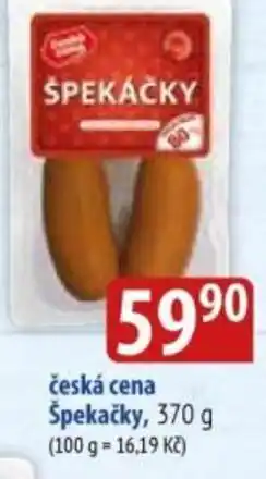 Bala Česká cena Špekačky nabídka