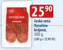 Bala Česká cena Vysočina nabídka