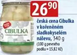 Bala Česká cena Cibulka v kořeněném sladkokyselém nálevu nabídka