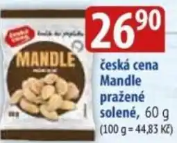 Bala Česká cena Mandle pražené solené nabídka