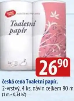 Bala Česká cena Toaletní papír nabídka