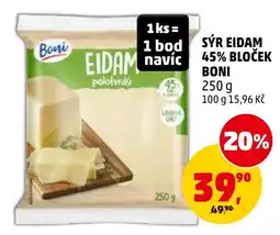 Penny Market Sýr eidam 45% bloček boni nabídka
