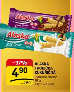 Flop Alaska trubička kukuřičná nabídka