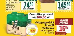 Billa Velkopopovický Kozel 11 Multipack 6x 0,51, plech nabídka