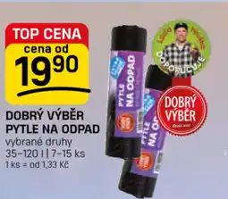 Flop Dobrý výběr pytle na odpad nabídka