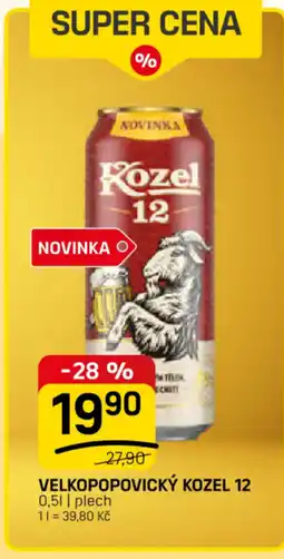 Flop Velkopopovický kozel 12 nabídka
