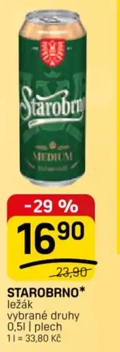 Flop Starobrno ležák nabídka