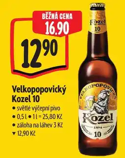 Albert Pivo velkopopovický kozel nabídka