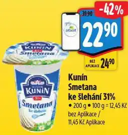 Albert Kunín smetana ke šlehání nabídka