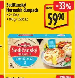Albert Sedlčanský hermelín nabídka