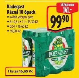 Albert Pivo radegast nabídka