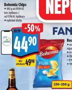 Albert Bohemia chips nabídka