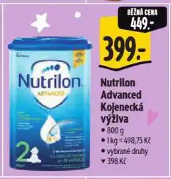 Albert Nutrilon kojenecká výživa nabídka