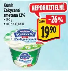 Albert Kunín zakysaná smetana nabídka