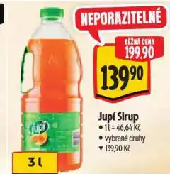 Albert Jupí sirup nabídka