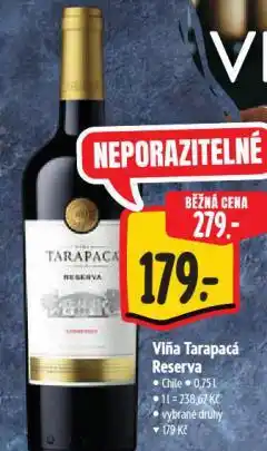Albert Vina tarapacá reserva nabídka