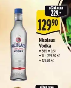Albert Nicolaus vodka nabídka