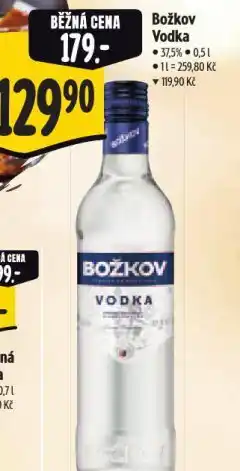 Albert Božkov vodka nabídka