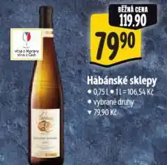 Albert Habánské sklepy nabídka