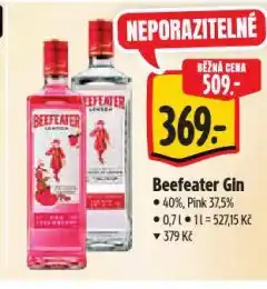Albert Beefeater gin nabídka