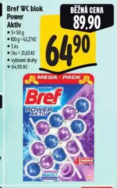 Albert Bref wc blok power aktiv nabídka