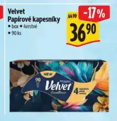 Albert Velvet papírové kapesníky nabídka