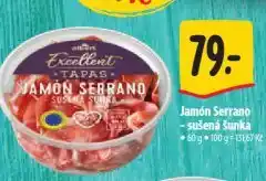 Albert Sušená šunka jamón serrano nabídka