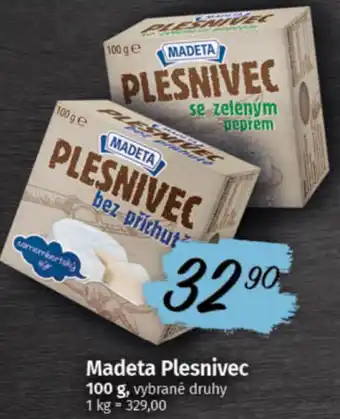 COOP TIP Madeta Plesnivec nabídka