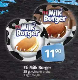 COOP TIP Eti Milk Burger nabídka