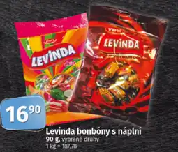COOP TIP Levinda bonbóny s náplní nabídka