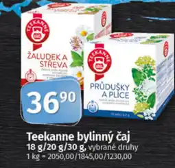 COOP TIP Teekanne bylinný čaj nabídka